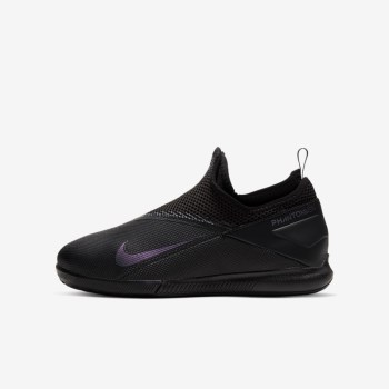 Nike Jr. Phantom Vision 2 Academy Dynamic Fit IC - Nagyobb Gyerek Focicipő - Fekete/Fekete